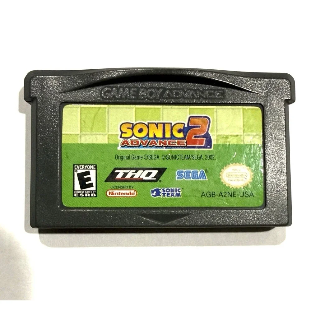 Nintendo GBA Lot 3 Donkey Kong Country Sonic Advance 2 Konami Krazy Racers Games